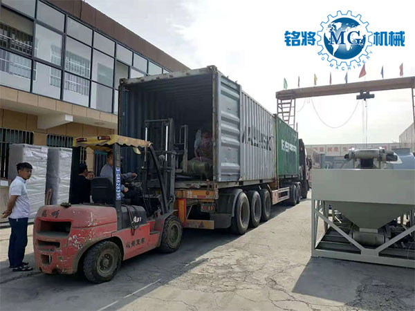 烏干達干粉砂漿生產設備發(fā)貨中